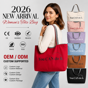 <span class=keywords><strong>Borsa</strong></span> Tote in Tela da <span class=keywords><strong>Donna</strong></span>, <span class=keywords><strong>Borsa</strong></span> a Spalla Leggera per Affari con Tasca Aperta - Product Image 1