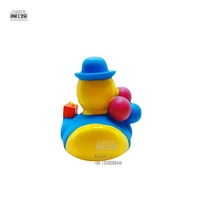 Jouets de bain de canard jaune flottant en PVC de qualité alimentaire OEM pour enfants, cadeaux de piscine, jouets de douche