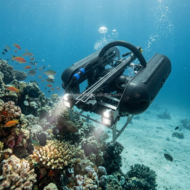Rov Fishing Drone Underwater Remote Control Night Vision Ir Led Heavy-duty Fish Catch