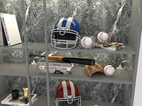 Boîte de présentation en acrylique transparente sur mesure pour ballons de baseball, objets de sport, ballons autographiés et objets de collection
