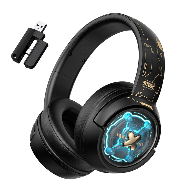 ONIKUMA GT802 Wireless Headphone Stereo 2.4GHz Multi-mode Headset Earphone Over-head Wireless Headphones for Indoor Outdoor