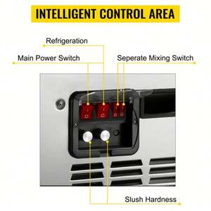 Prix d'usine commercial 15L * 2 Drink Slush Machine Machine de fonte de neige - Product Image 4