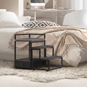 Cajón de almacenamiento, <span class=keywords><strong>cama</strong></span> elevada para mascotas, <span class=keywords><strong>cama</strong></span> para perros, plataforma multinivel, asiento de ventana <span class=keywords><strong>con</strong></span> escaleras para perros, percha para mascotas - Product Image 4