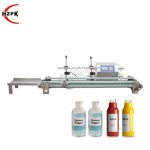 Máquina de Llenado de Líquidos HZPK, Bomba Automática, Digital, Pequeña, para Botellas de Perfume, de Sobremesa, con Cuatro Cabezales, para Líquidos Corrosivos - Product Image 1