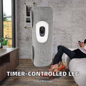 Masseur de jambes électrique à compression d'air avec contrôle de la minuterie - Appareil de massage multifonctionnel pour les mollets pour améliorer la circulation et la relaxation - Product Image 3