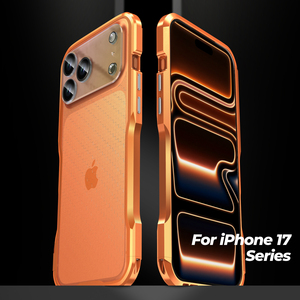 Coque de protection antichoc en métal avec cadre en aluminium et vis, et film protecteur d'objectif offert pour <span class=keywords><strong>iPhone</strong></span> 17 Pro Max 16 15 7 8p - Product Image 1