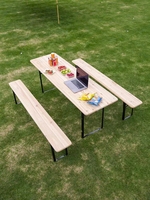 Ensemble table et banc pliants XY de haute qualité à prix abordable pour pub, salle à manger, jardin, pique-nique en extérieur