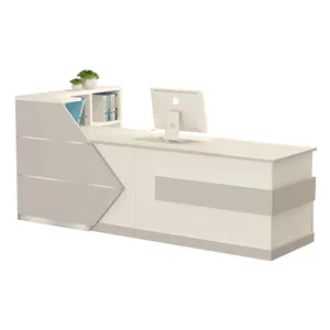 Coffee Shop Retail Store Cashier Desk Hotel Checkout Counter Table Factory Direct Sale Company Reception Desk Office Furniture