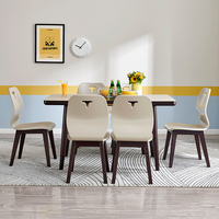 Table à manger extensible en bois de style nordique 120799