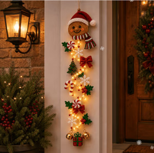 Decoración de pared iluminada en forma de S para Navidad, nube de nieve y adornos de regalo para la sala de estar, exhibición navideña - Product Image 4