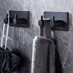 Toalla de baño Ropa Gancho adhesivo Cocina Autoadhesivo Ganchos de pared de acero inoxidable - Product Image 4