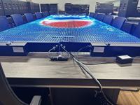 Écran d'affichage holographique LED pliable P15/P20/P30 pour spectacles de drones HDR10+ IP65 Étanche Haute luminosité