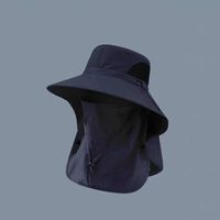 Sombrero de Sol de Verano de Secado Rápido con Solapa para el Cuello Protección Uv Impermeable y Transpirable Tipo Safari de Ala Ancha para Pesca
