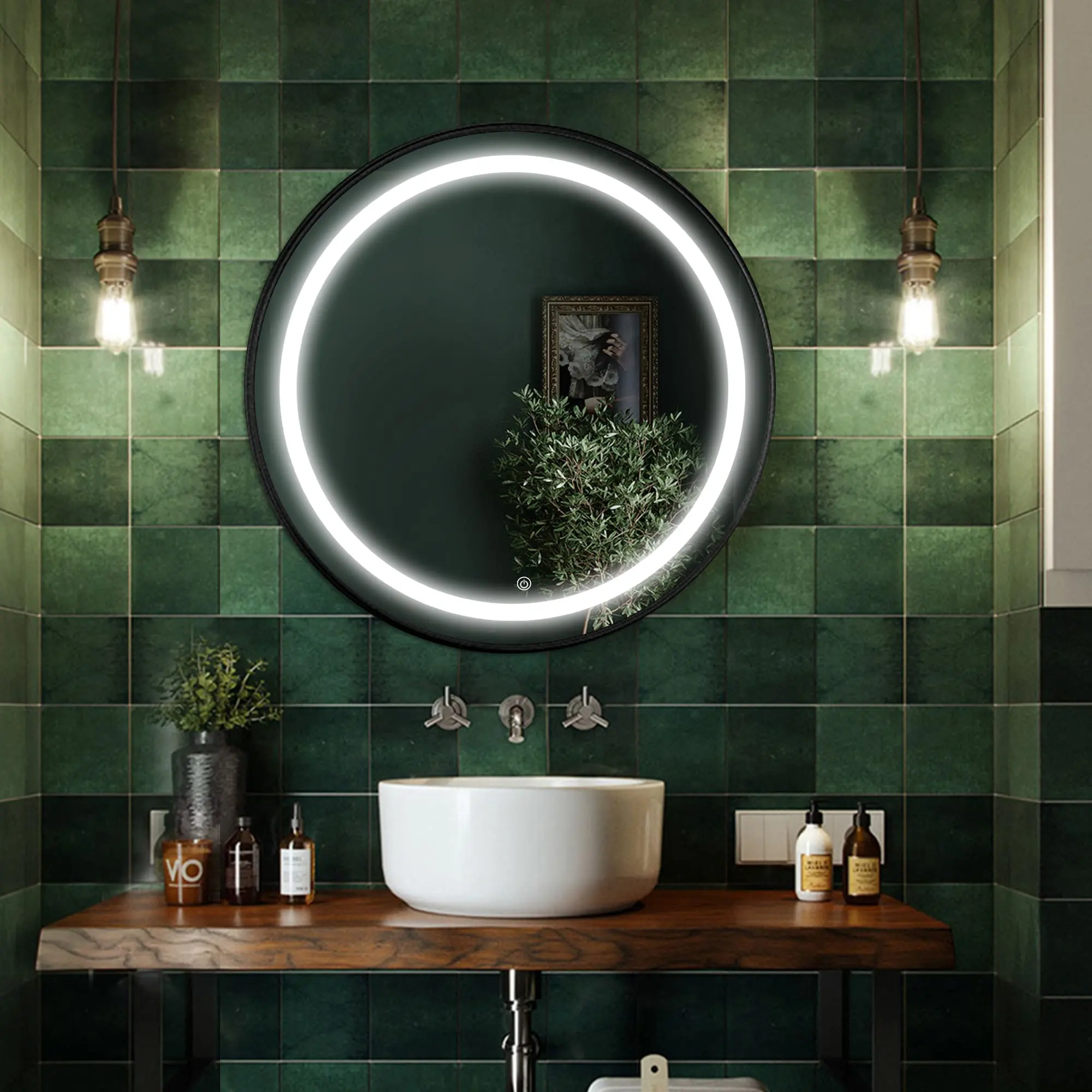 Led Bathroom Mirror Smart Round Led Bathroom Mirror Anti Fog Oval Bathroom Smart Mirror With Led Light
