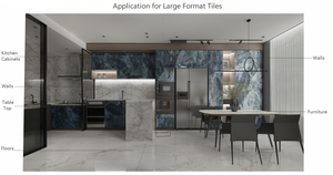 1200X2700 Mô Hình Liên Tục Kích Thước Lớn Sứ Định Dạng Lớn Đá Cẩm Thạch Tấm Gạch Cho Nền Tường Và Sàn - Product Image 4