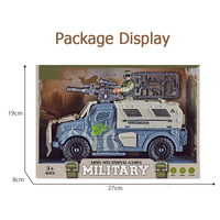 Ensemble de jouets de figurines d'action militaires personnalisées QS, soldats de l'armée, véhicules militaires, avec effets sonores et lumineux