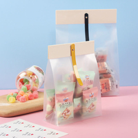 Emballage Transparent PP givré flocon de neige croustillant bonbons lait Date Cranberry Biscuit emballage sac cuisson Snacks sac auto-scellant