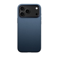 Casing Ponsel Kulit PU Premium Magnetik Mendukung Pengisian Daya Nirkabel Anti Benturan untuk iPhone 17 Pro Max 17 Air Minimalis