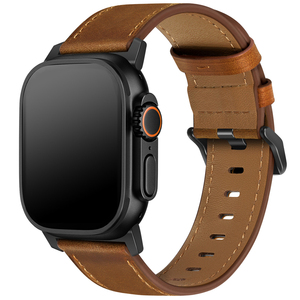 Full Grain <span class=keywords><strong>pelle</strong></span> di cavallo pazzo per <span class=keywords><strong>Apple</strong></span> Brand <span class=keywords><strong>Watch</strong></span> cinturino in <span class=keywords><strong>pelle</strong></span> 49mm cinturino da uomo cinturino da polso - Product Image 5