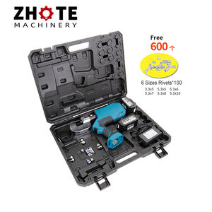 Vente directe du fabricant Zot Machine à riveter électrique <span class=keywords><strong>automatique</strong></span> portable, <span class=keywords><strong>pince</strong></span> rechargeable 0,5 kW 80 kg, garantie 1 an - Product Image 3