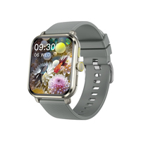 Reloj Inteligente M12 HD con Pantalla IPS Grande, Resistente al Agua IP68, Monitor de Actividad Física y Ritmo Cardíaco, para Negocios, Android, Metal y Silicona