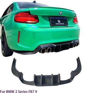 Difusor Trasero de Fibra de Carbono Estilo V para BMW Serie 2 M2 F87 2014-2020 - Product Image 1