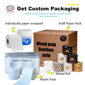 Nhà Máy Trực Tiếp Bán Buôn 1/2/3 Ply Tái Chế/Trinh Nữ/Bột Giấy Tre Nổi Phòng Tắm Mô Mềm Nhà Vệ Sinh Mô Giấy Vệ Sinh Cuộn - Product Image 3