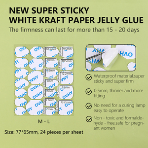 Nhà Máy Nguồn Trực Tiếp Bán Buôn Phong Cách Mới Chất Lượng Cao Hai Mặt Siêu Mạnh Mẽ Và Durablejelly Keo Cho Báo Chí Trên Móng Tay - Product Image 5