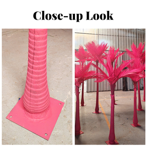 Decoración de hotel Palmeras artificiales Grandes plantas artificiales al aire libre Palmera - Product Image 4