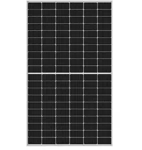 แผงโซลาร์เซลล์540W 545W 550W ไฟฟ้าบ้าน fotovoltaico แบบยืดหยุ่นได้ครึ่งเซลล์สีดำ