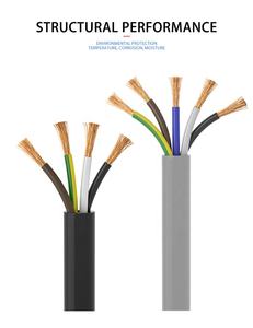 JZD pabrikan H05RN-F/H07RN-F kabel karet tahan air luar ruangan <span class=keywords><strong>2</strong></span>/3/4/5 inti karet fleksibel tembaga 60 °C kabel berselubung - Product Image 3