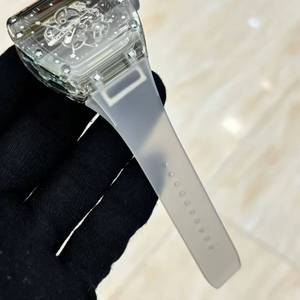Montre mécanique automatique de luxe haut de gamme pour homme, avec tourbillon transparent et squelette, idéale pour le sport et les affaires - Product Image 5