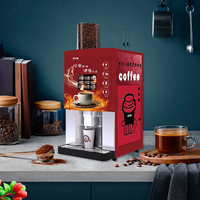 Machine à café automatique intelligente de haute qualité, fabriquée en Chine, avec écran tactile de 7 pouces, utilisant de la poudre de café fraîchement moulu, OEM/ODM