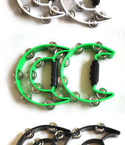 แทมบูรีนพลาสติกสองแถวหลากสีขายส่งราคาดี - Product Image 4