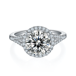 女孩批发价纯银复古戒指承诺戒指女钻石辉石戒指 - Product Image 2