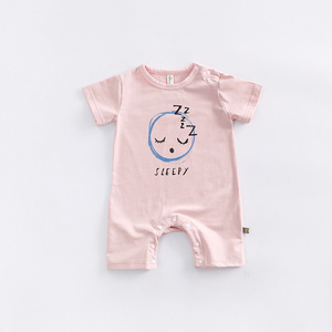 รอมเปอร์แบบมีฟองสำหรับเด็กทารกเสื้อผ้าไม่มีลาย100% ทำจากผ้าฝ้ายออร์แกนิก - Product Image 3