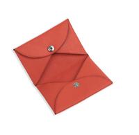 Dompet Kulit Asli Mewah dengan Kancing Lipat, Tempat Kartu Identitas, Kartu Nama, Uang Tunai, Logo Kustom, dan Kantong Koin untuk Wanita, Ringan, Tempat Kartu Kredit