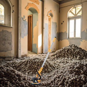 220V el DIY macun zımpara makinesi elektrikli alet pil paketi Sander uzun kutup ve çift lamba kemer ile <span class=keywords><strong>2</strong></span>.2m parlatma aracı - Product Image 6