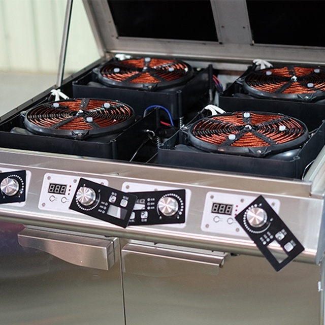 Stainless Steel Induction Stove Hob Cooker Range Restaurant Kitchen Free Standing 3.5kW 4 Burner Commercial Induction Cooktop