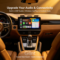Glint OEM ODM Fabrikası Android Araç Oynatıcısı T100 Dokunmatik Ekran 5GBT WIFI Mirror Link Araç Radyosu 2 DIN 1280*720 Araç Stereo Sunuyor