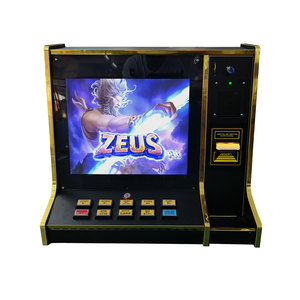 Популярный 27-дюймовый изогнутый сенсорный монитор с металлической подставкой для игровых автоматов, с купюроприемником и опцией принтера - Product Image 4