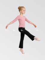 Qualité garantie Produit populaire Uniforme scolaire de danse rose à manches longues