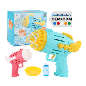 Venta al por mayor niños coloridos juguetes <span class=keywords><strong>de</strong></span> <span class=keywords><strong>burbujas</strong></span> 28 agujeros <span class=keywords><strong>de</strong></span> plástico eléctrico dispara agua pistola <span class=keywords><strong>de</strong></span> <span class=keywords><strong>burbujas</strong></span> <span class=keywords><strong>de</strong></span> juguete - Product Image 1