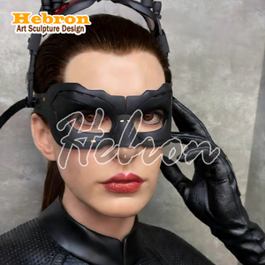 Sculpture en résine DC Super Heroes grandeur nature, <span class=keywords><strong>Batman</strong></span>, Selina Kyle, Catwoman, statue à vendre, décorations artisanales en résine - Product Image 5
