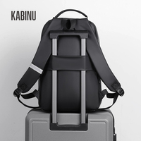 Sac à dos pour ordinateur portable professionnel de grande capacité, surface souple, résistant à l'usure, sac à dos de voyage pour ordinateur, voyage d'affaires