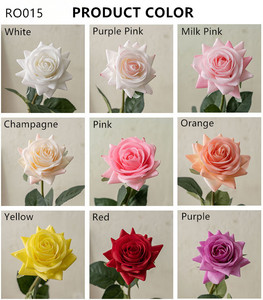 Chất Lượng Cao Handmade Duy Nhất Nhân Tạo Lụa Bất Cảm Ứng Cao Su Trắng Hồng Hoa Hồng Cho Đám Cưới Tốt Nghiệp Nhà Đảng Sinh Nhật - Product Image 6