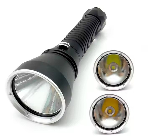 Powerful XHP70 LED Spearfishing Flashlight 3000 Lumens Diving Lantern Rechargeable Torch Light IPX8 Waterproof Underwater 80m