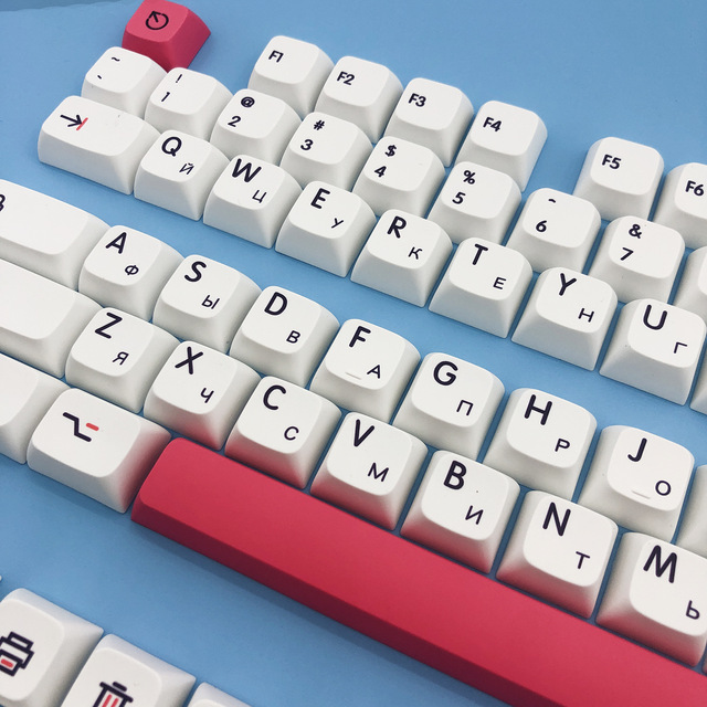 PBT Custom Keycaps 168 Key Cherry Profile Doubleshot KeyCap Set for 64 84 108 Cherry MX US ANSI Layout Mechanical Keyboard