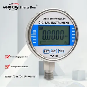 Manometro Digitale in Acciaio Inossidabile ad Alta Precisione Resistente alle Vibrazioni per Vuoto/Pressione Negativa Acqua/Aria/Olio 1.6 - Product Image 2