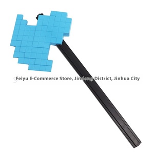 Paquete de armas de juguete de plástico de espuma duradera My World, espada de diamante, hacha, modelo circundante, espada de Anime para niños - Product Image 2